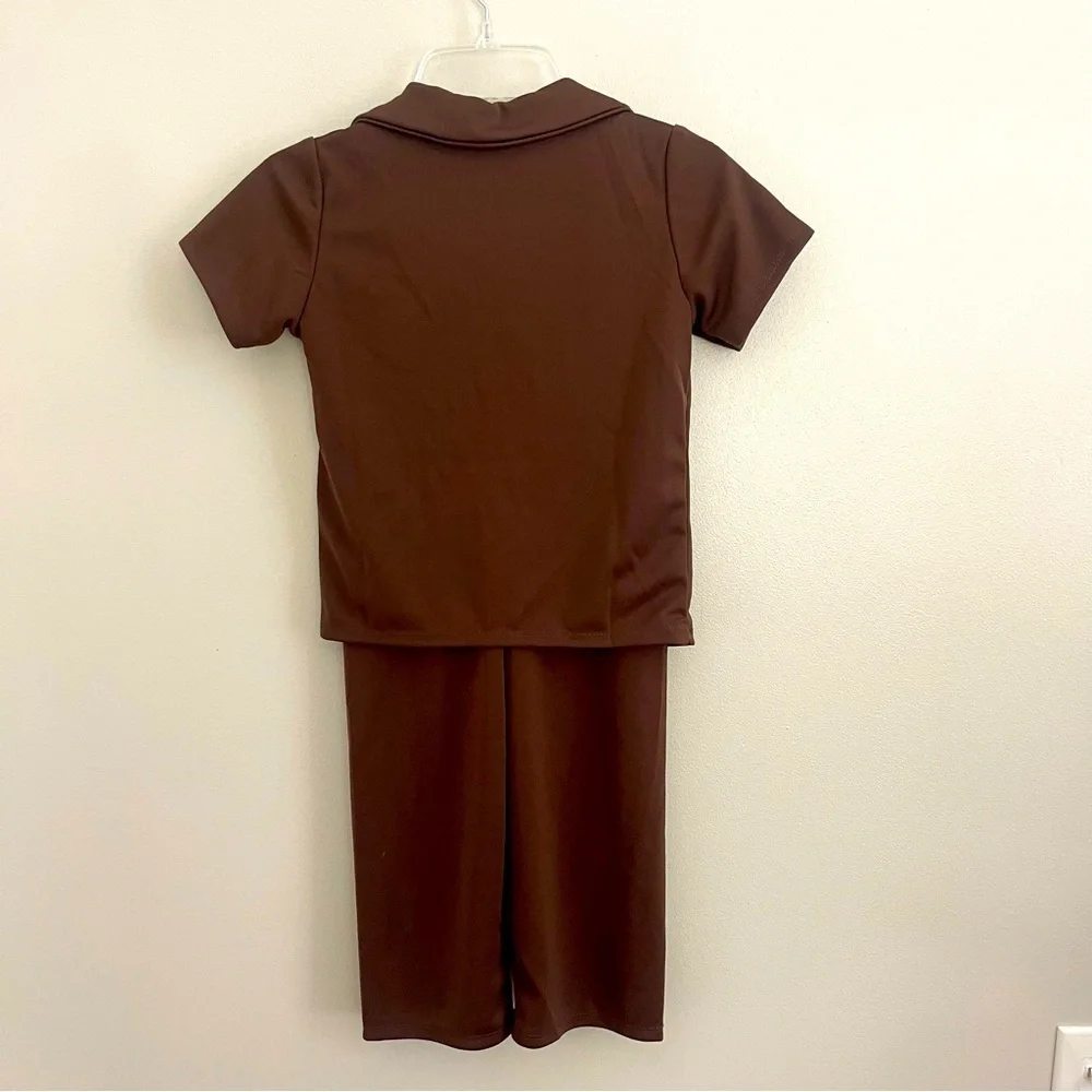 UPS Delivery Driver Costume 3-piece Set for Kids' Size Small 2-3